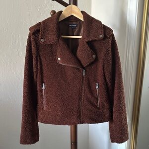 Max Edition Faux Shearling Brown Teddy Jacket